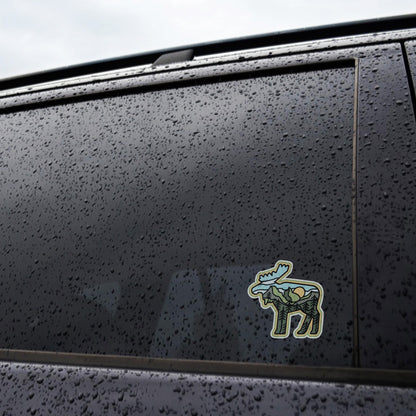 Moose Adventure Sticker