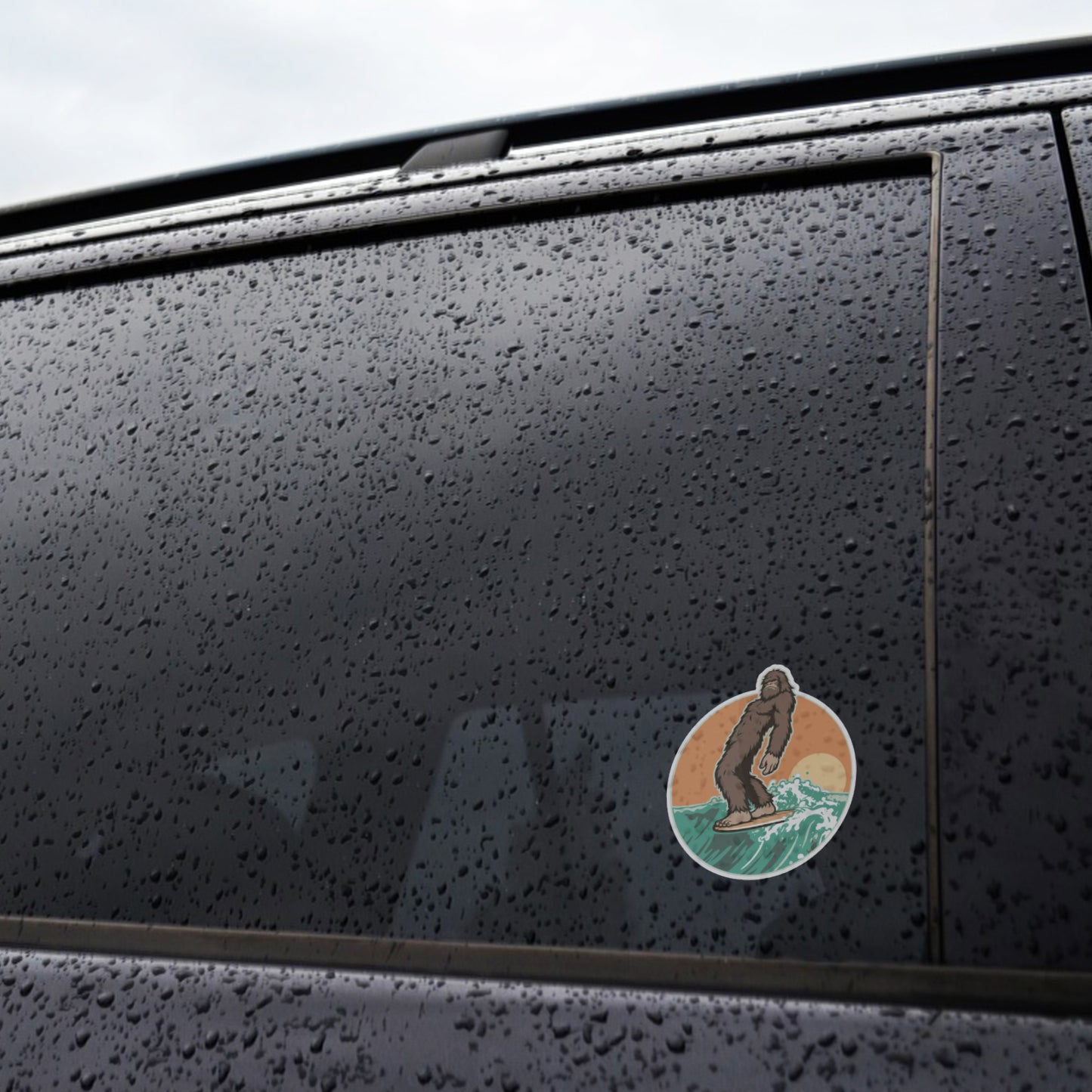 Bigfoot Secret Surf Spot Sticker