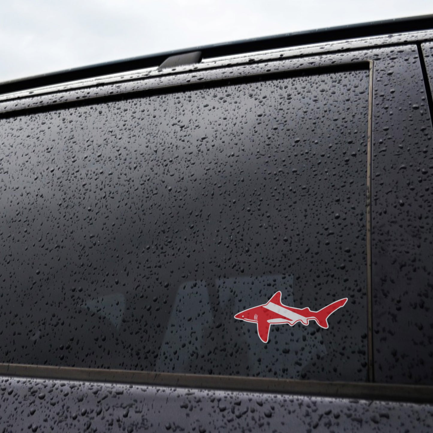 Scuba Dive Shark Sticker
