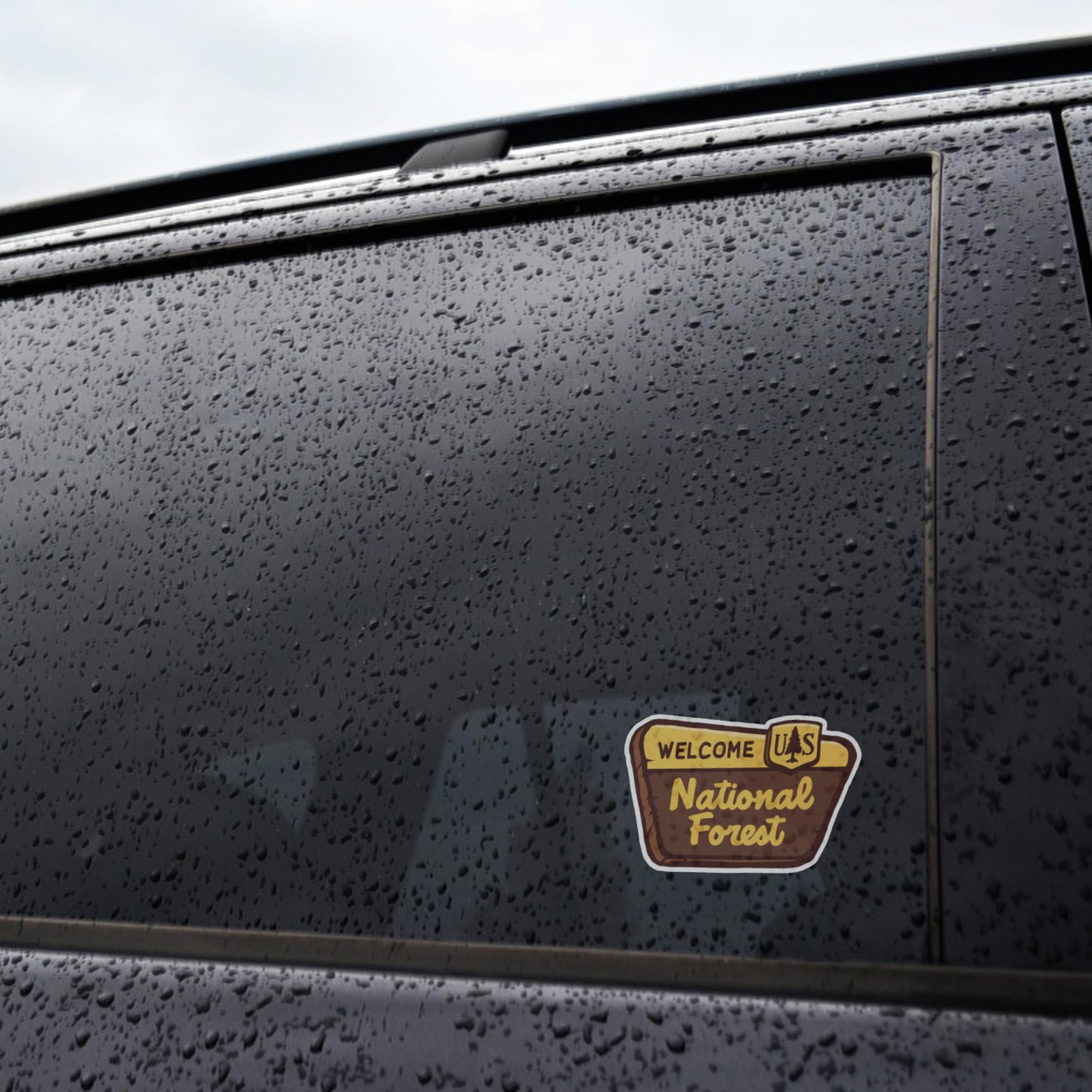 Welcome National Forest Sign Sticker