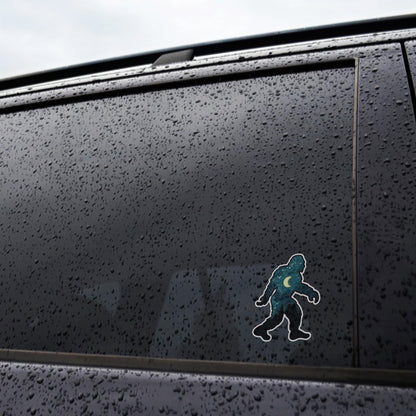 Bigfoot Night Sky Sticker