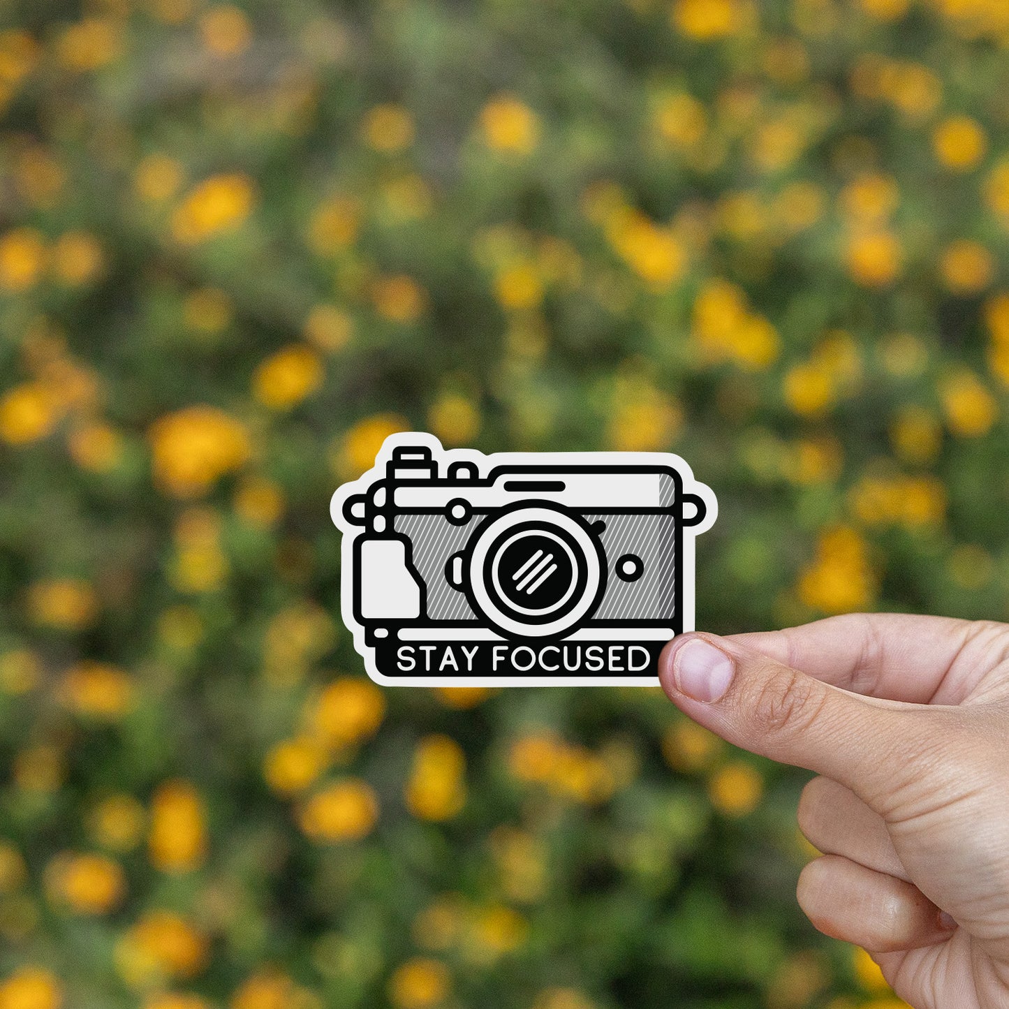 Stay Focused Sticker