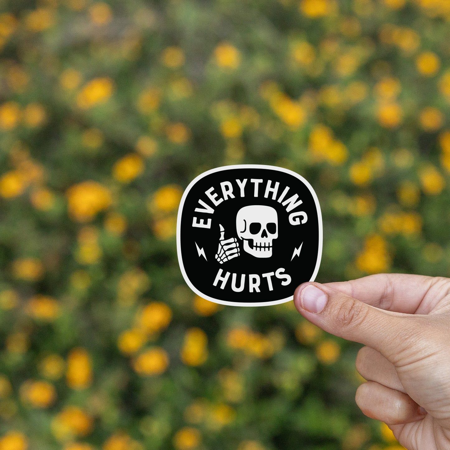 Everything Hurts Sticker