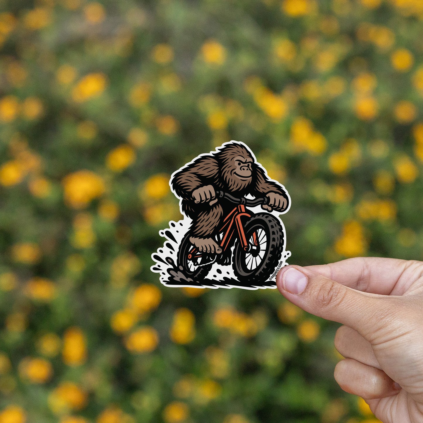Bigfoot Mountain Bike Sticker