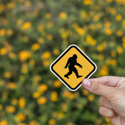 Bigfoot Crossing Sticker