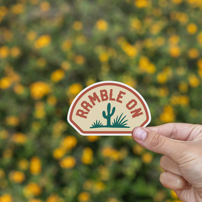 Ramble On Sticker