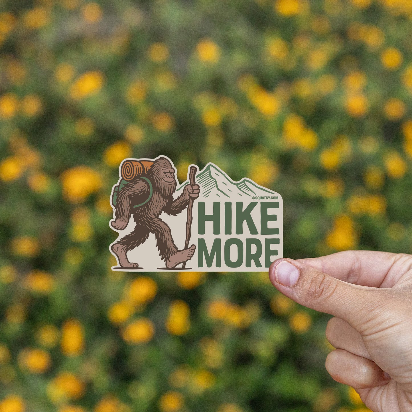 Bigfoot Hike More Sticker