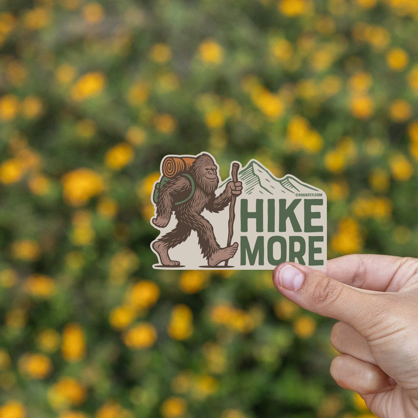 Bigfoot Hike More Sticker
