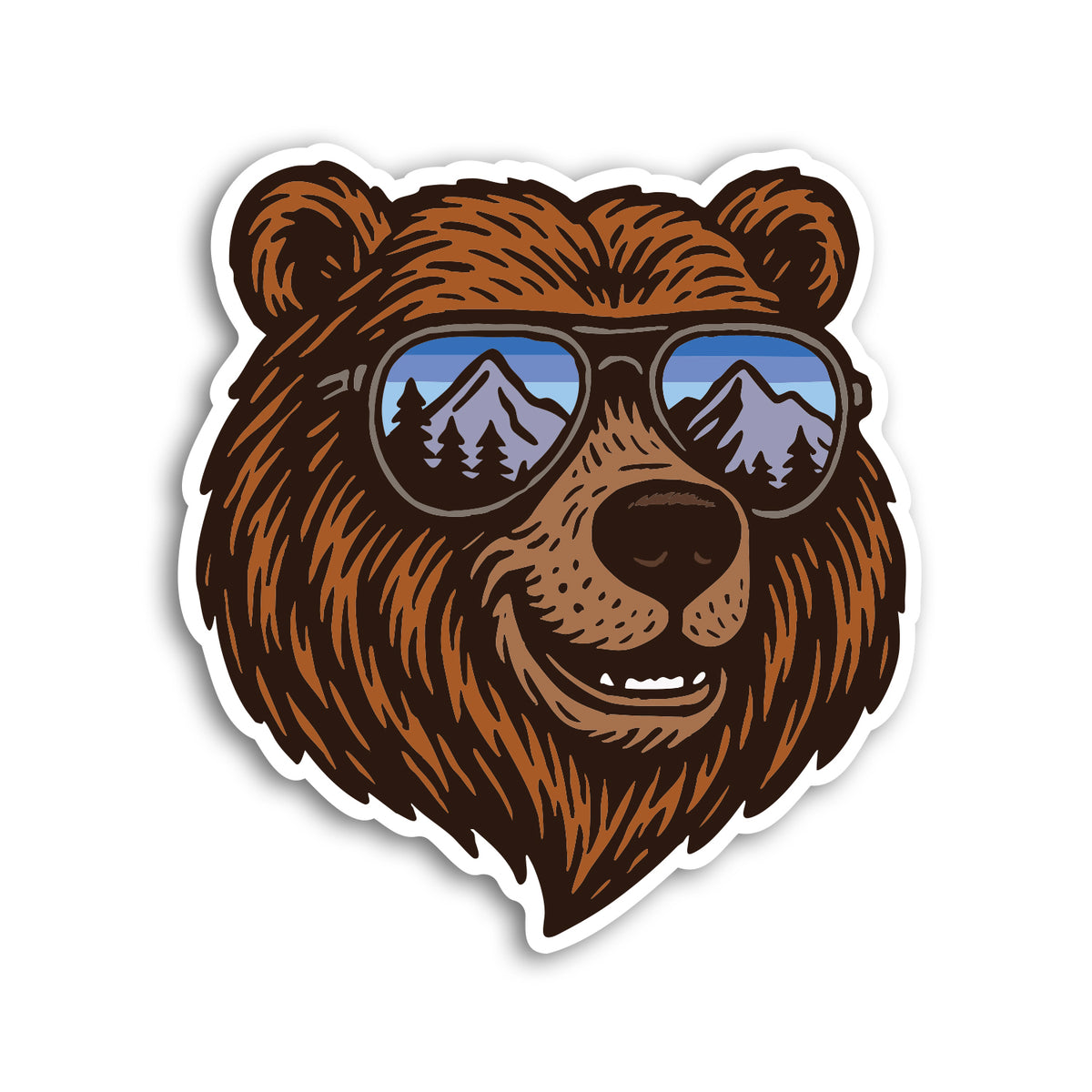 Chill Bear Sticker