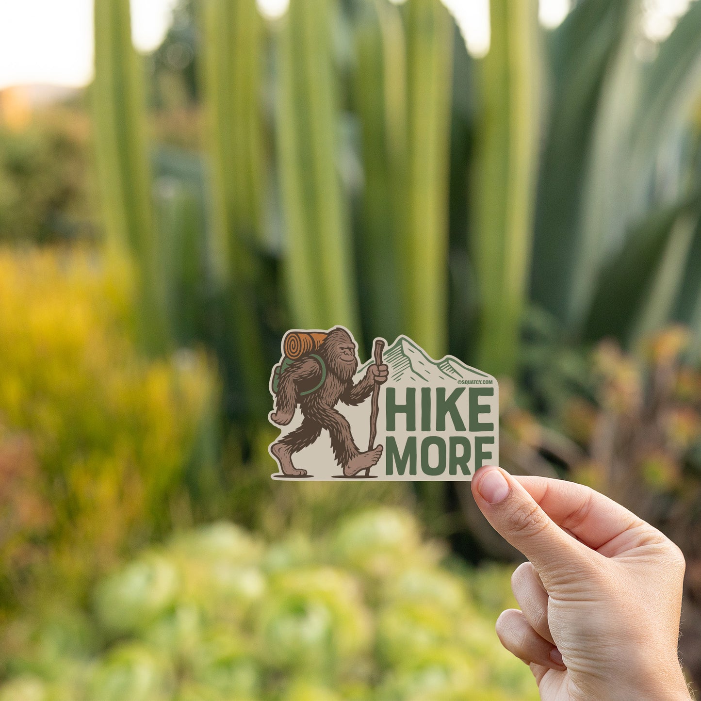 Bigfoot Hike More Sticker