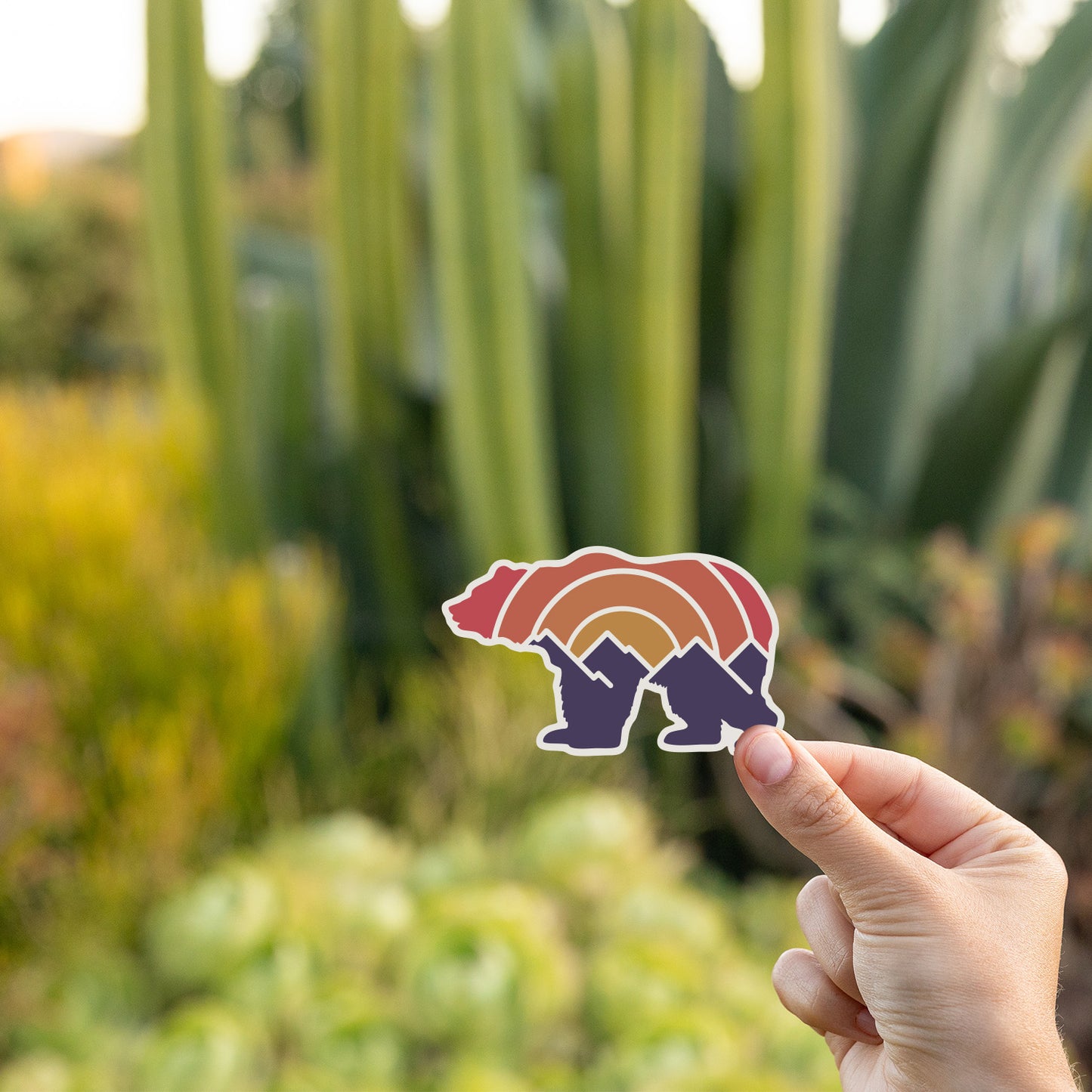 Adventure Grizzly Bear Sticker
