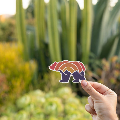 Adventure Grizzly Bear Sticker