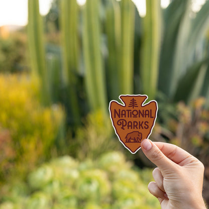National Parks Arrowhead Sticker