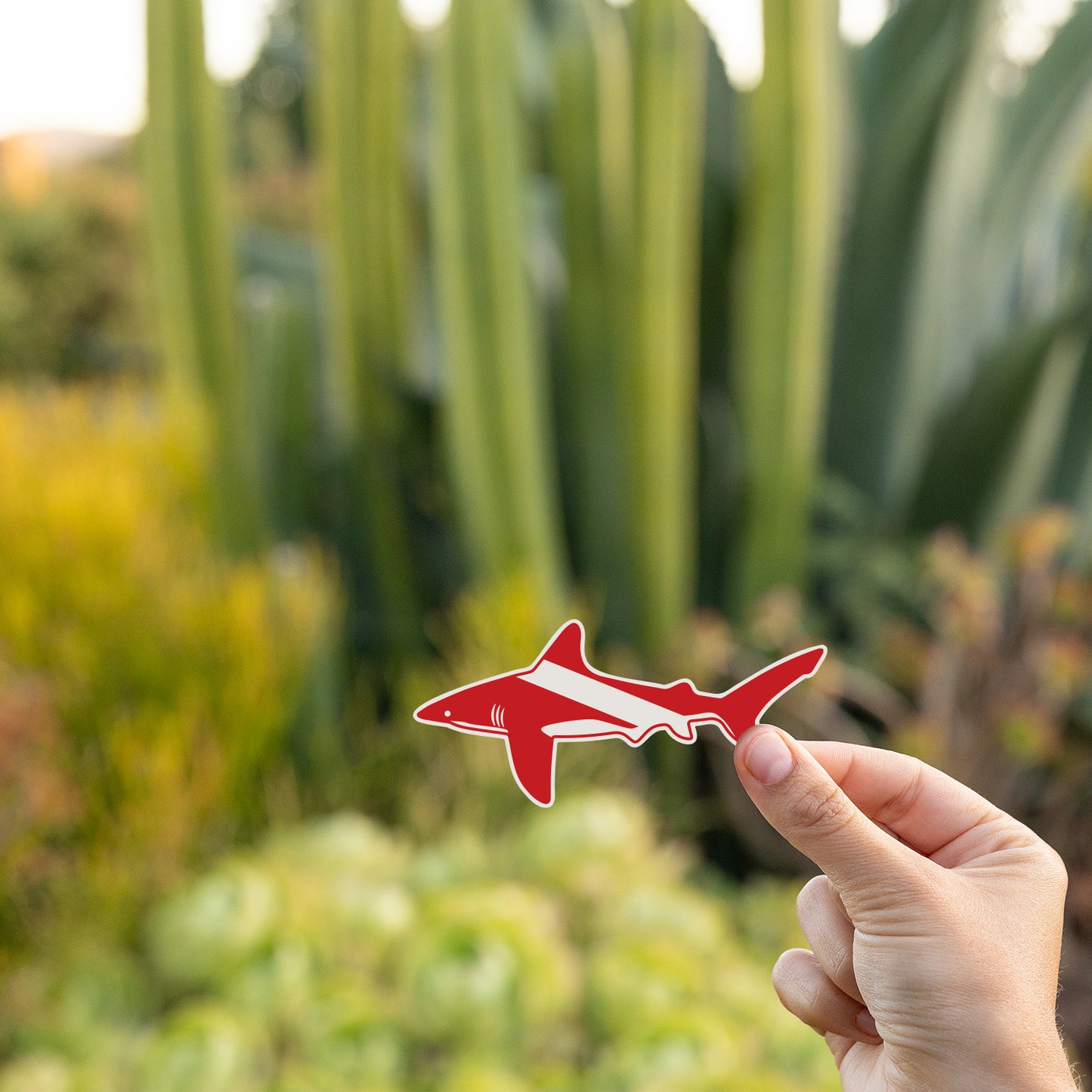 Scuba Dive Shark Sticker