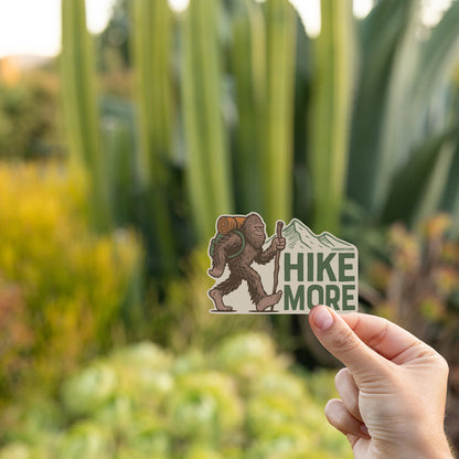 Bigfoot Hike More Sticker