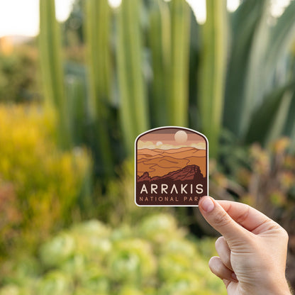 Arrakis National Park Sticker