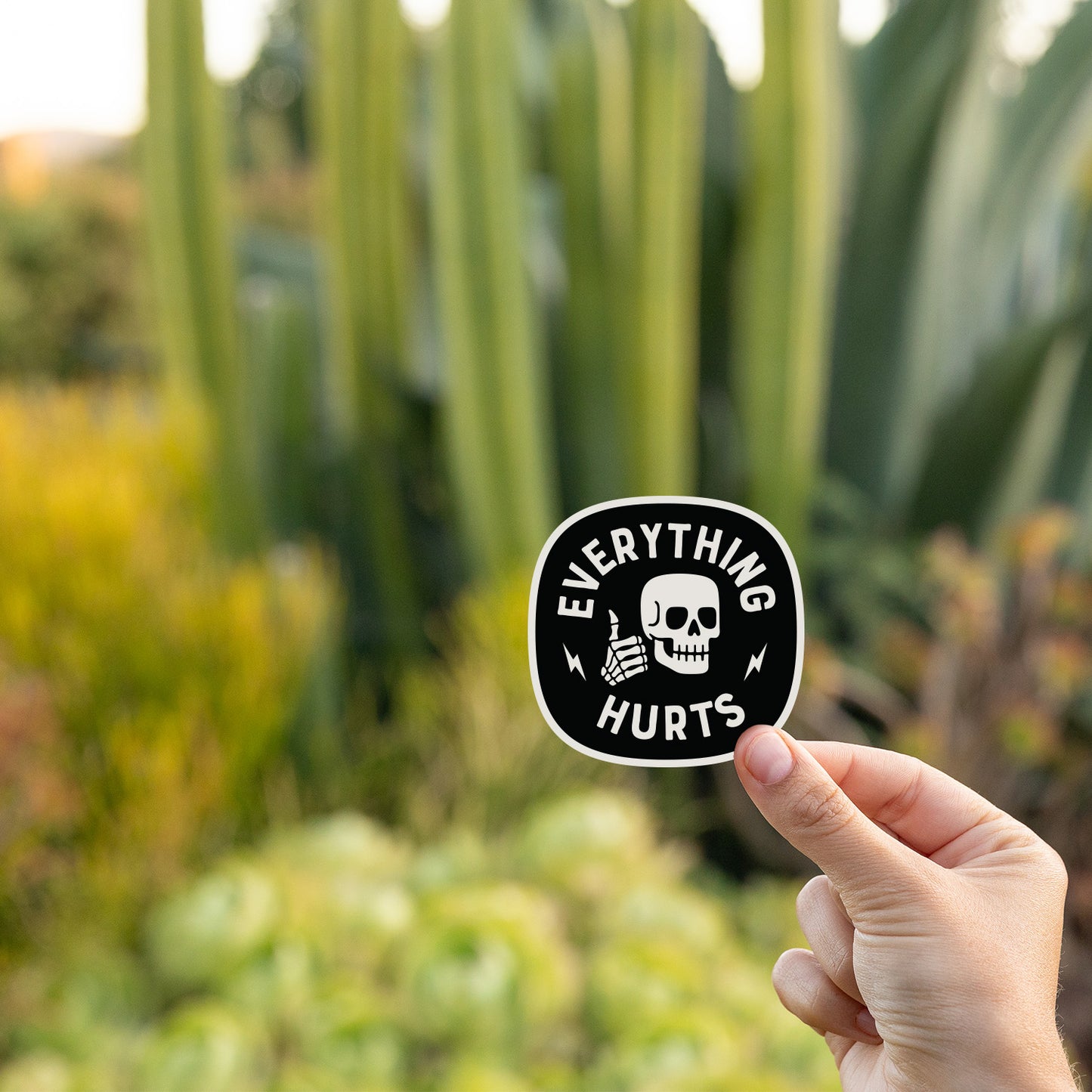 Everything Hurts Sticker