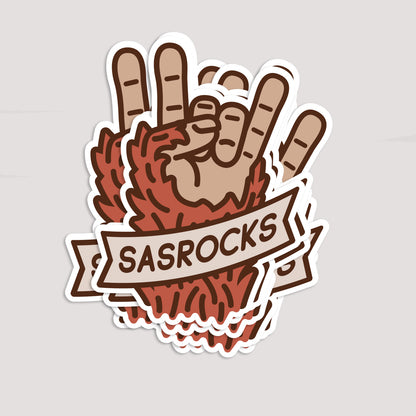 Sasrocks Sticker