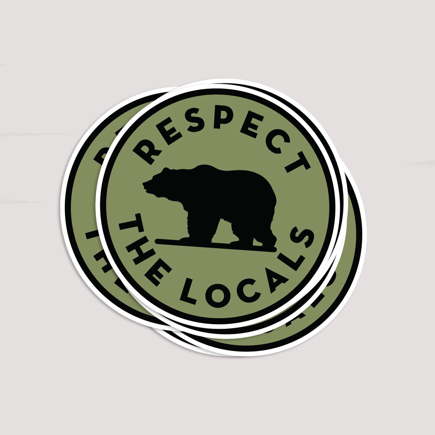 Respect The Locals Sticker