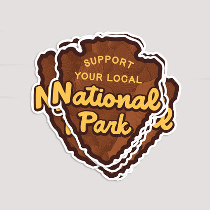 Support Your Local National Park Sticker