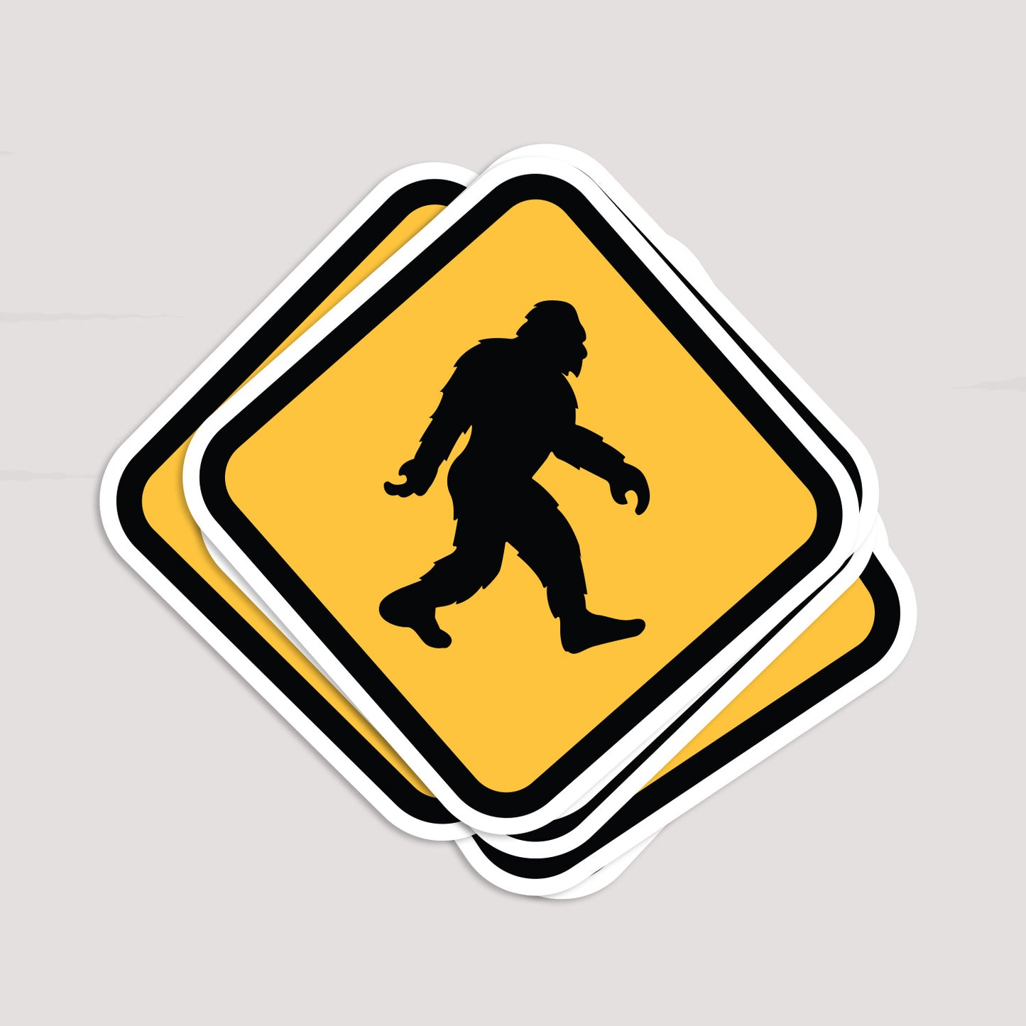 Bigfoot Crossing Sticker