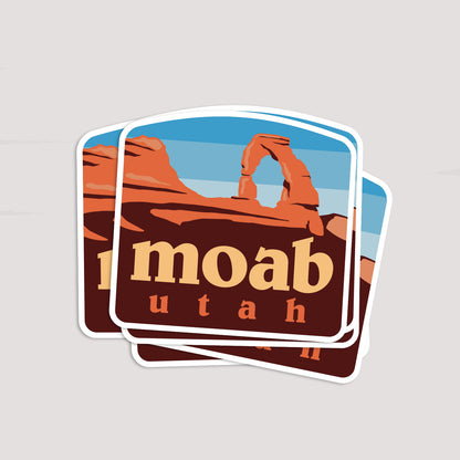 Moab Utah Sticker