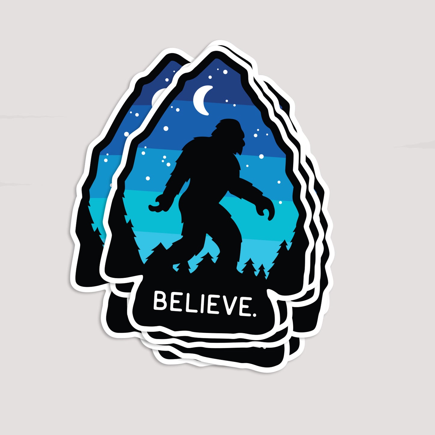 Bigfoot Believe Sticker