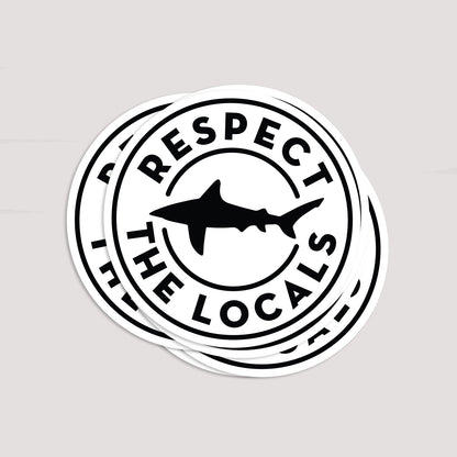 Respect the Locals Sticker