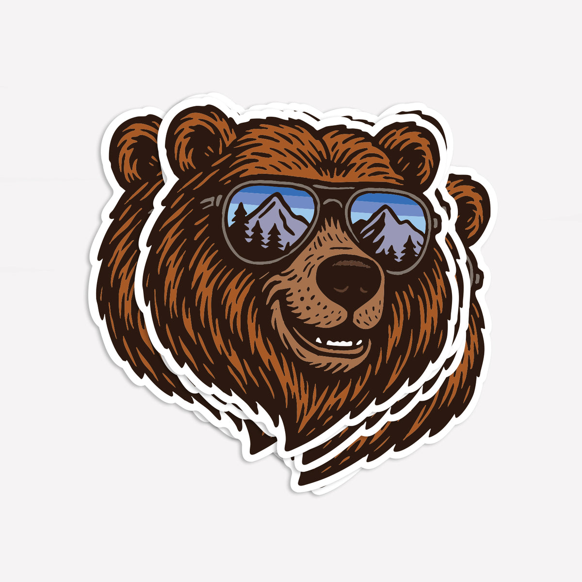 Chill Bear Sticker