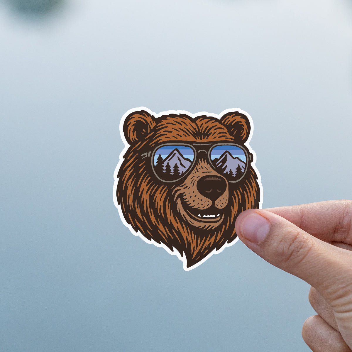 Chill Bear Sticker