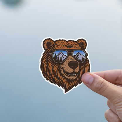 Chill Bear Sticker