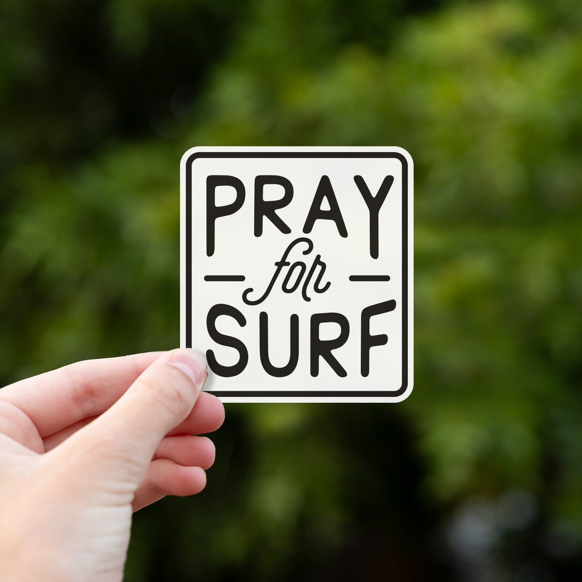 Pray for Surf Sticker
