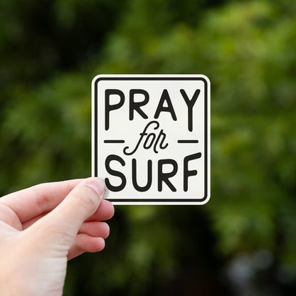 Pray for Surf Sticker