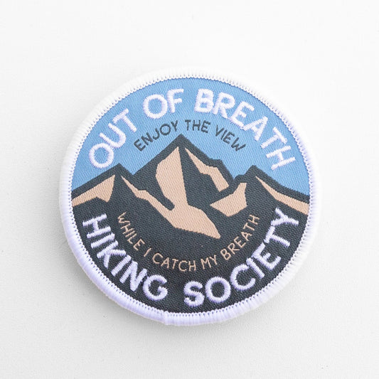 Out of Breath Hiking Society Patch