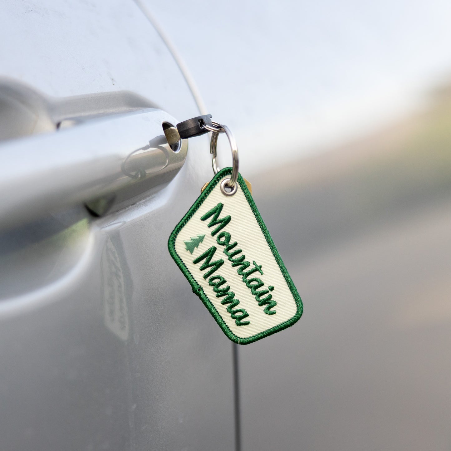 Mountain Mamma Patch Keychain