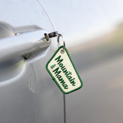 Mountain Mamma Patch Keychain