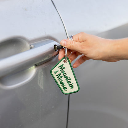 Mountain Mamma Patch Keychain