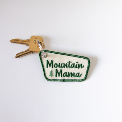 Mountain Mamma Patch Keychain