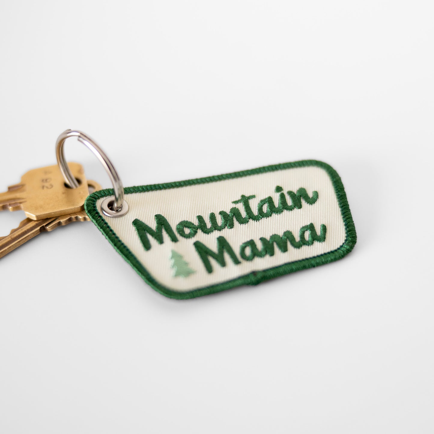 Mountain Mamma Patch Keychain