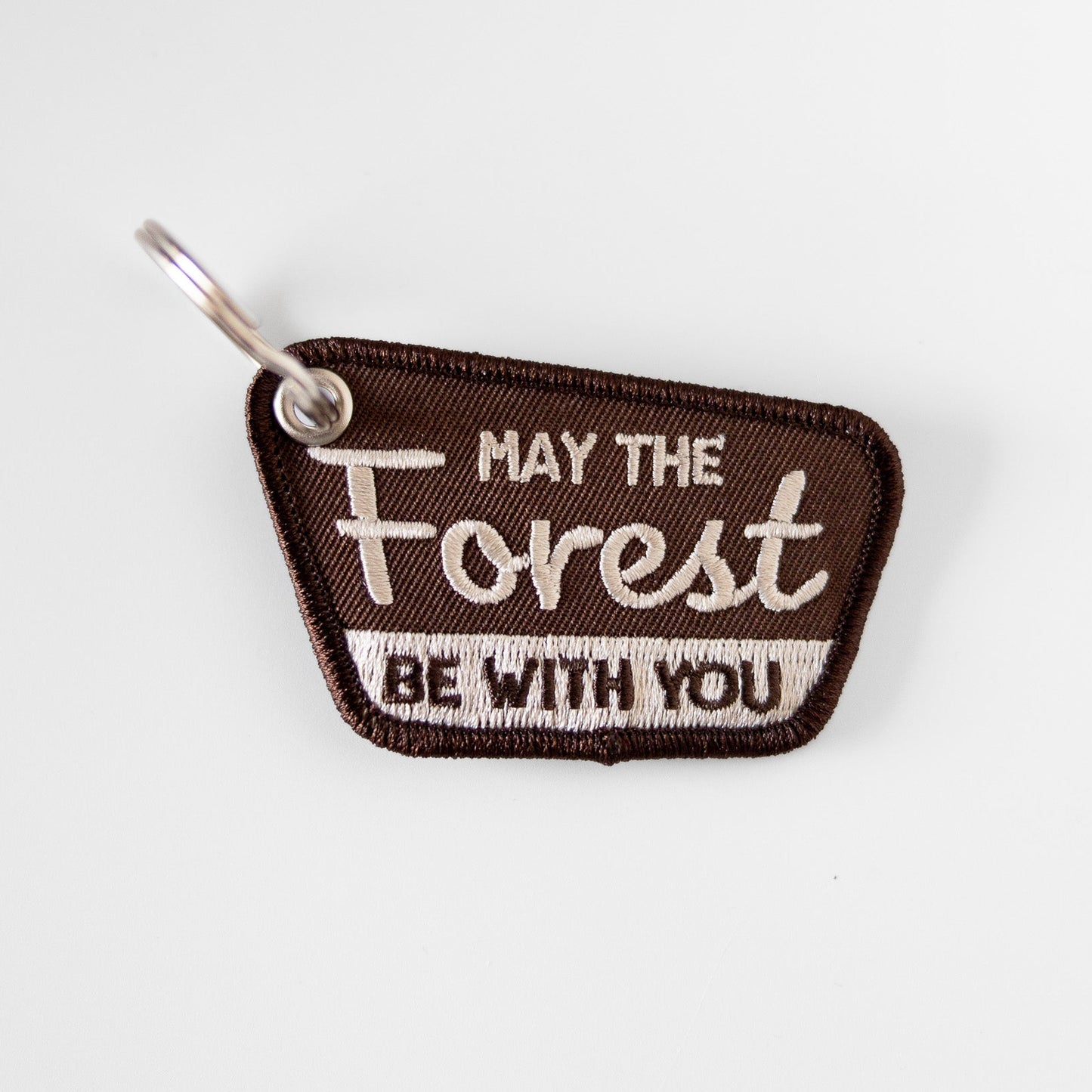 May the Forest Be With You Patch Keychain