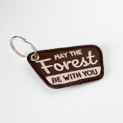 May the Forest Be With You Patch Keychain