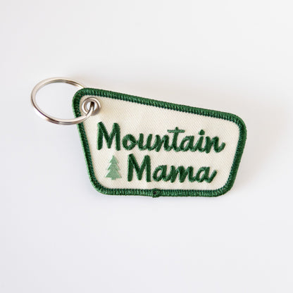 Mountain Mamma Patch Keychain