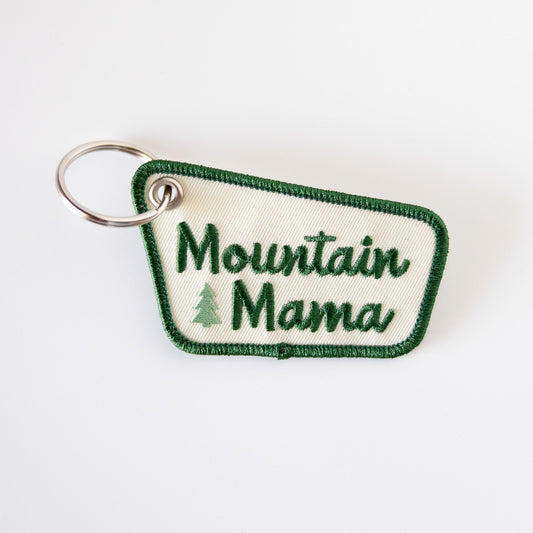 Mountain Mamma Patch Keychain