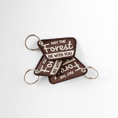 May the Forest Be With You Patch Keychain