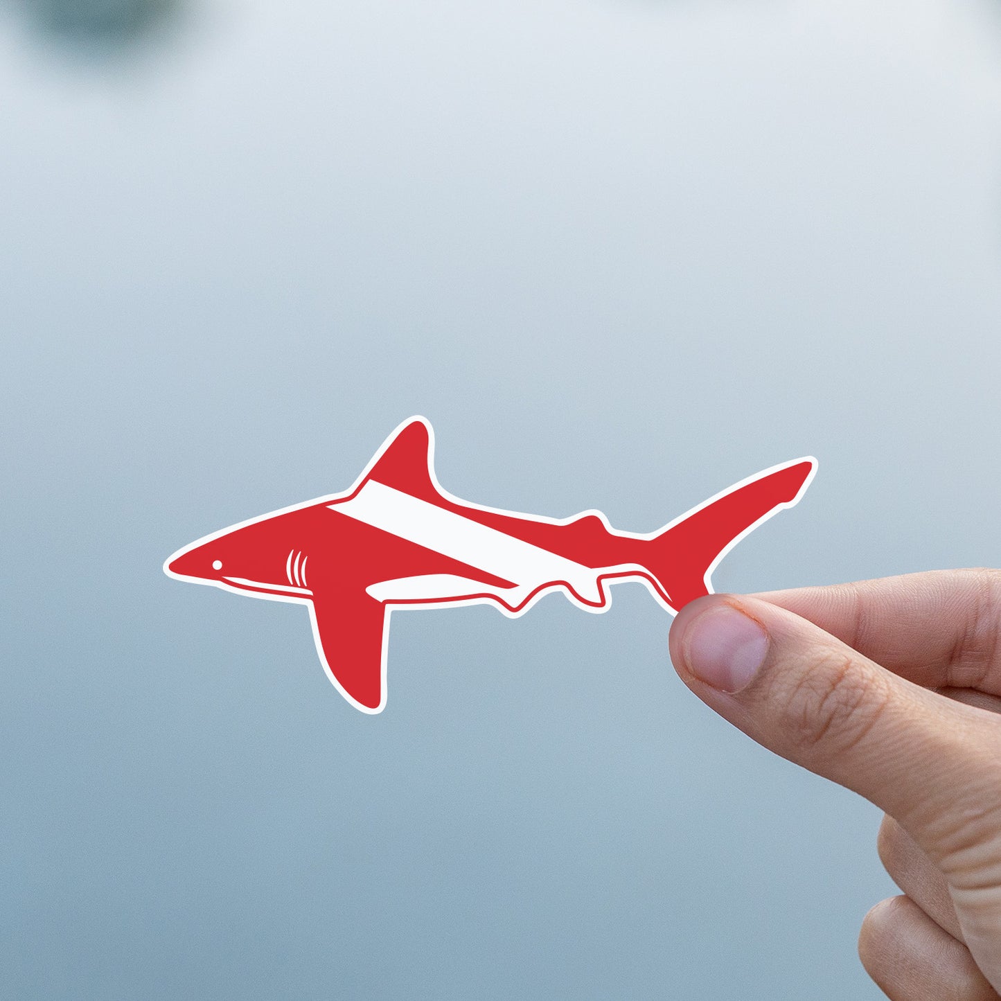 Scuba Dive Shark Sticker