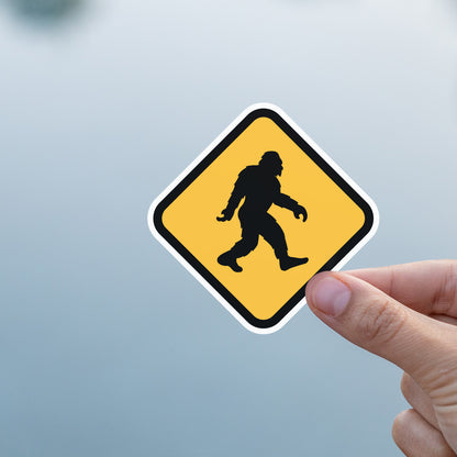 Bigfoot Crossing Sticker