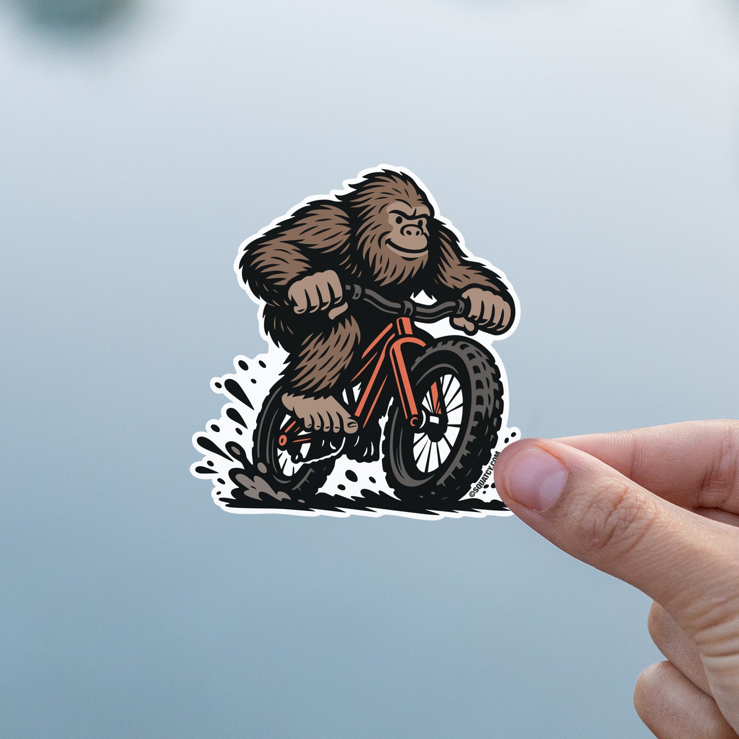 Bigfoot Mountain Bike Sticker