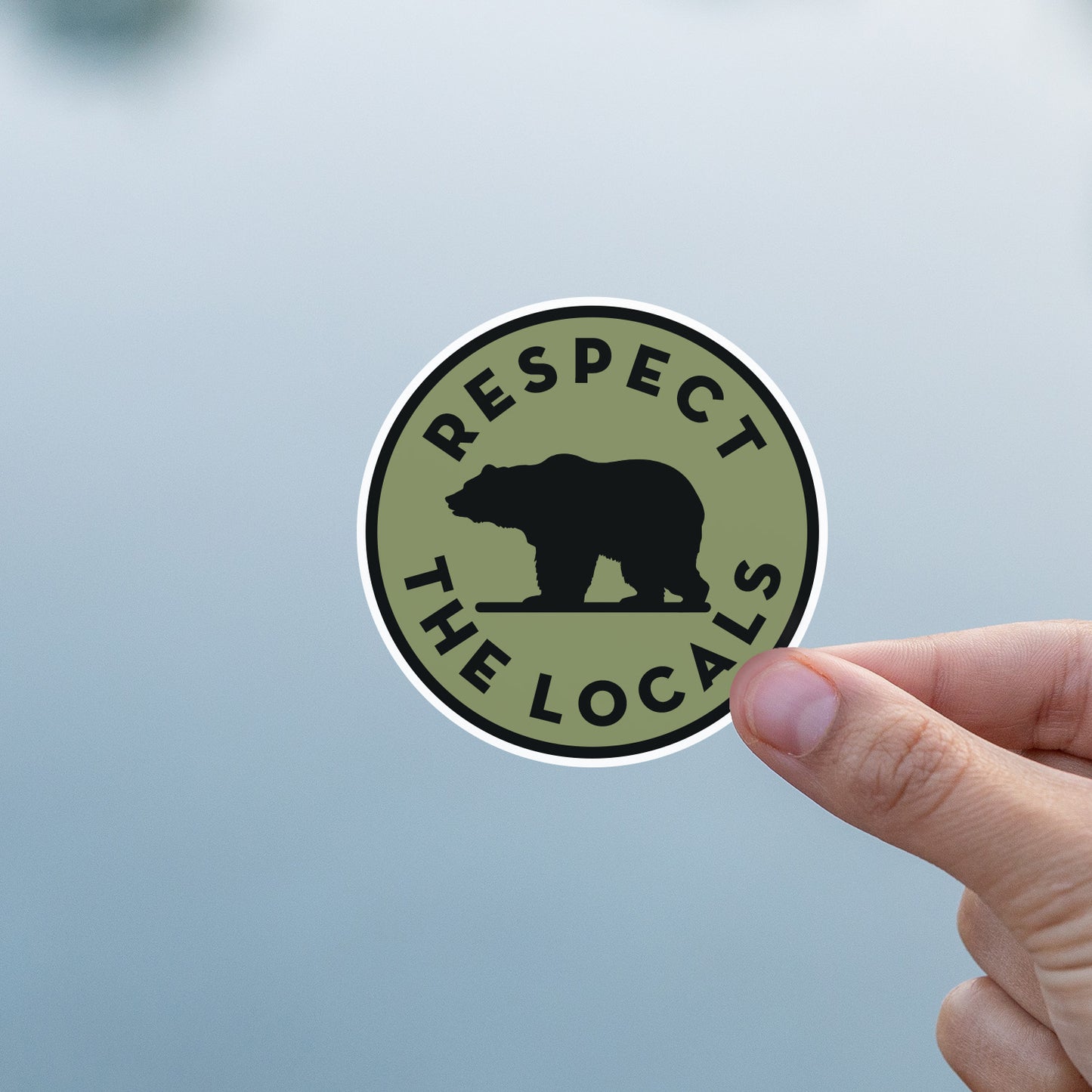 Respect The Locals Sticker