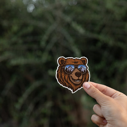 Chill Bear Sticker