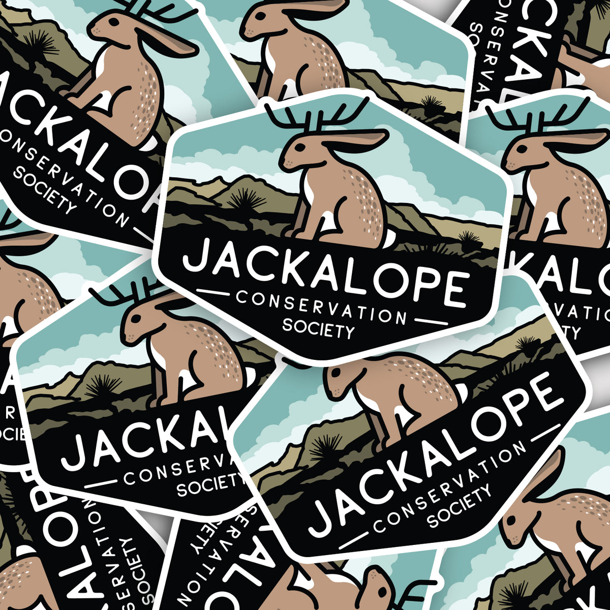 Jackalope Conservation Society Sticker